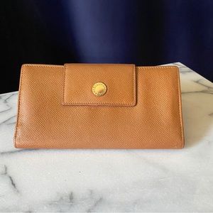 Bulgari Camel Long Wallet